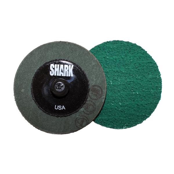 Shark Industries 2" Green Zirconia Mini Grinding Discs 36 Grit - 25 Pk 12613